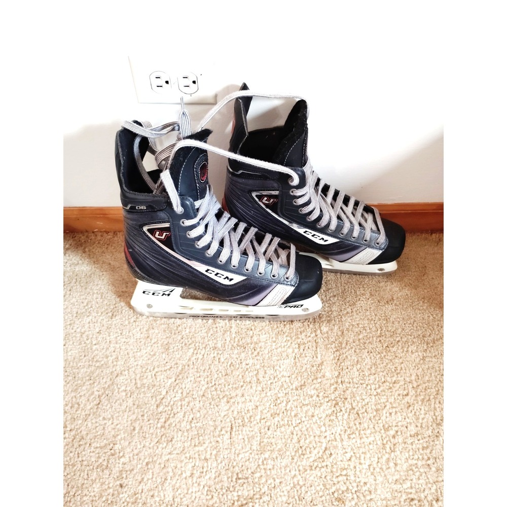CCM U+ 06 Men 10 Wide Performance/Recreation Ice Hockey Lightweight Skate Blades